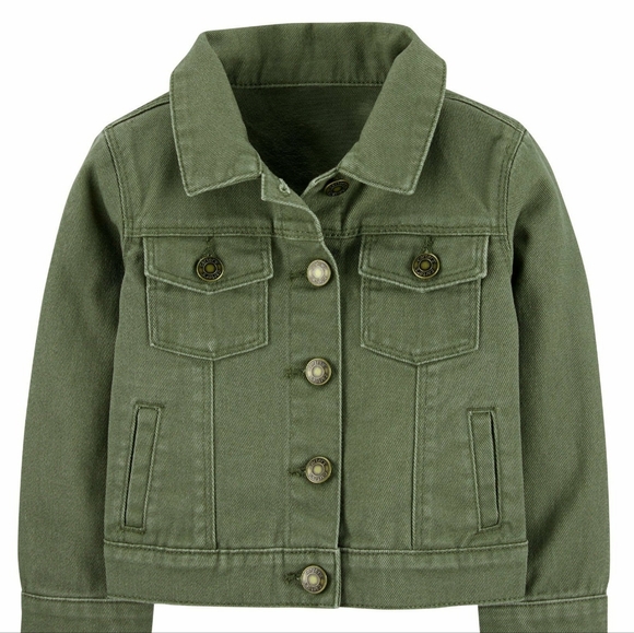 Carter's Olive Green Denim Jacket - Picture 3 of 11